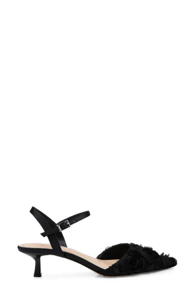 Jewel Badgley Mischka Selene Pointed Toe Pump In Black