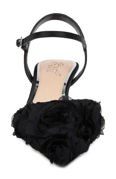 Jewel Badgley Mischka Selene Pointed Toe Pump In Black