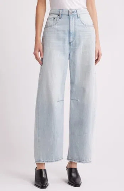 Rag & Bone Miramar Sofie Wide-leg Mid-rise Cotton-jersey Trousers