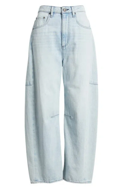 Rag & Bone Miramar Sofie Wide-leg Mid-rise Cotton-jersey Trousers