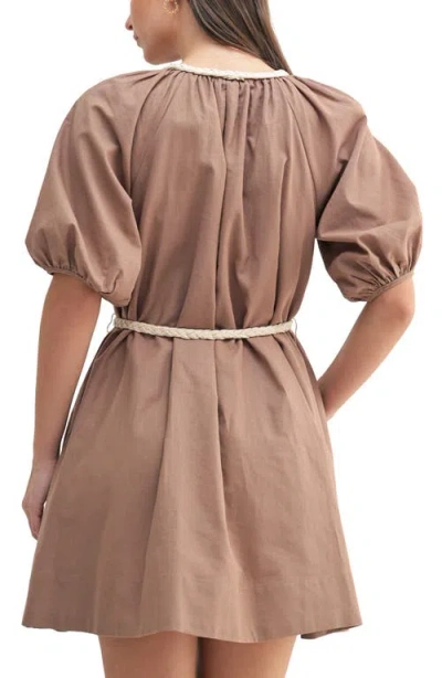 Mila Mae Braid Trim Minidress