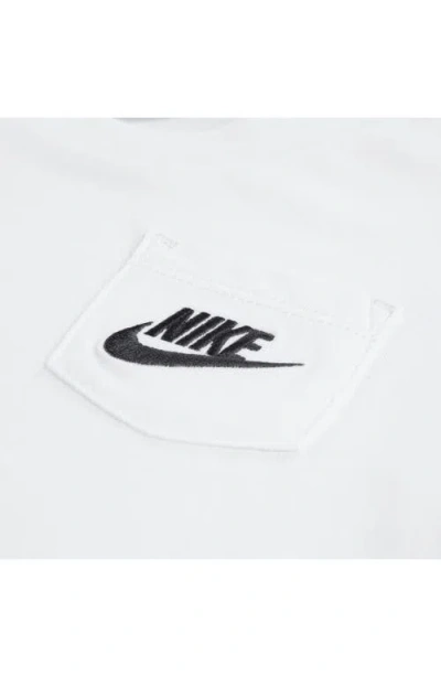 Nike Toddler Boys Pocket T-shirt & French Terry Shorts, 2 Piece Set In White