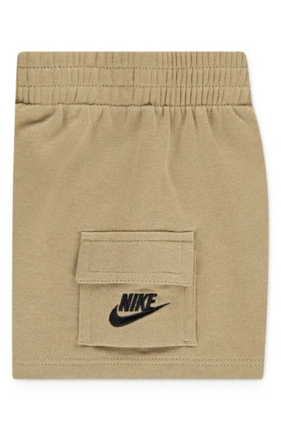 Nike Toddler Boys Pocket T-shirt & French Terry Shorts, 2 Piece Set In White
