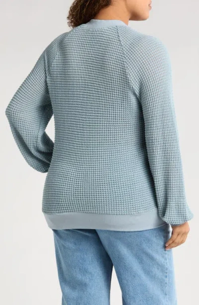 Gibsonlook Courtside Open Stitch Sweater