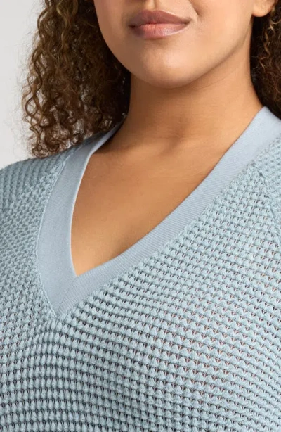 Gibsonlook Courtside Open Stitch Sweater