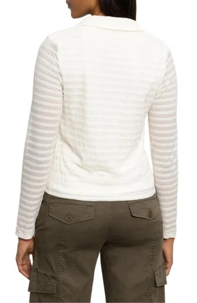 Sanctuary Stretch Lace Button-up Shirt