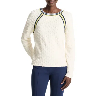Nz Active By Nic+zoe Textured Tipped Sweatshirt
