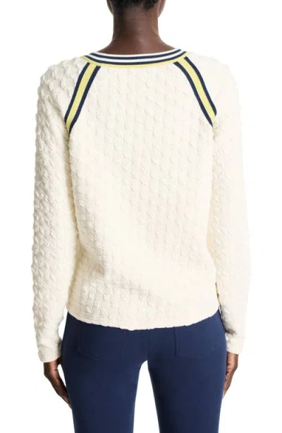 Nz Active By Nic+zoe Textured Tipped Sweatshirt