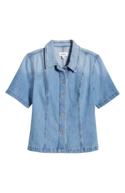 Pistola Cyndi Short Sleeve Denim Button-up Shirt