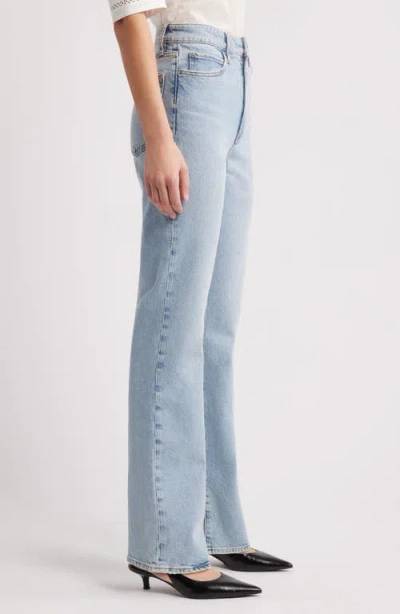 Frame The Ruler High Waist Straight Leg Jeans