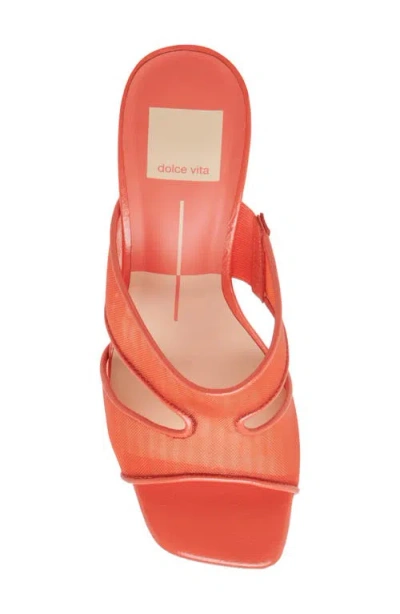 Dolce Vita Gitel Slide Sandal In Orange