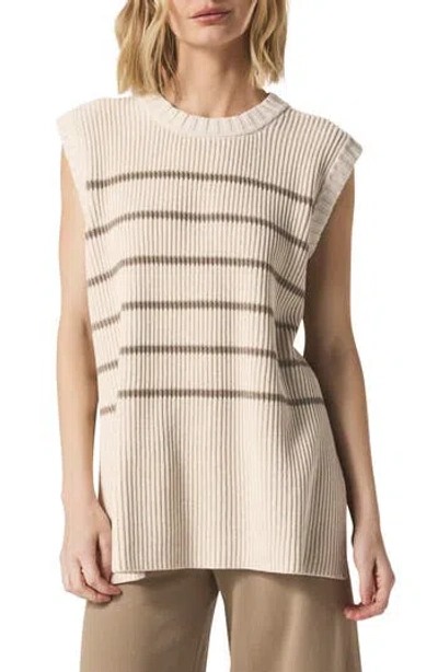 Splendid X @cellajaneblog Stripe Tunic Sweater Vest