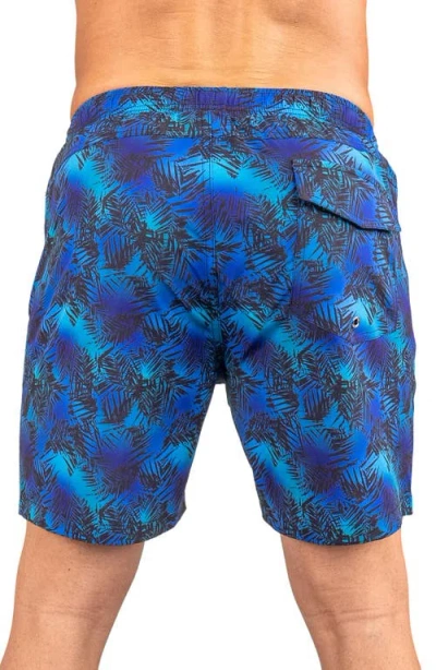 Maceoo Swim Lion Hosta Swim Trunks In Blue