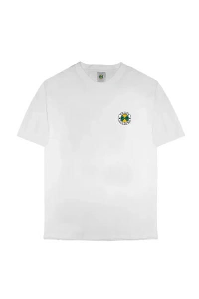 Cross Colours Circle Logo T-shirt In White