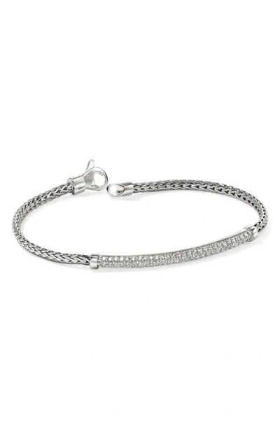 John Hardy Jh Essential Pavé Bracelet, 2.5mm