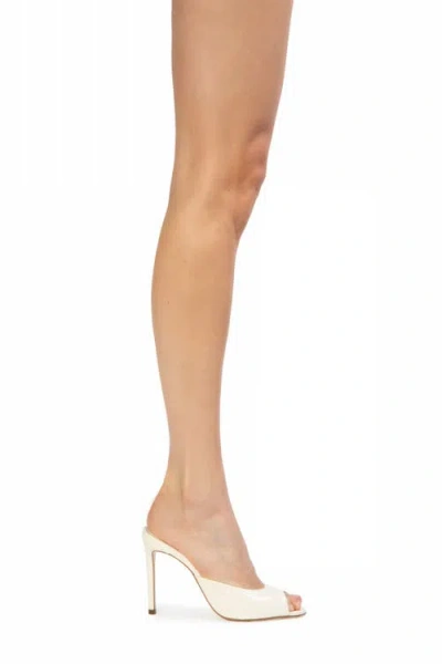 Black Suede Studio Alessia Mule In Neutral