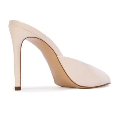 Black Suede Studio Alessia Mule In Neutral