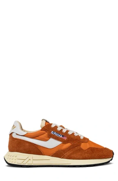 Autry Reelwind Low Suede And Shell Sneakers In Multi