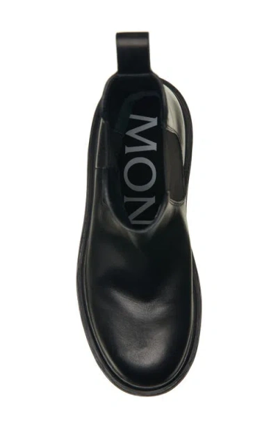 Moncler Kickstream Chelsea Rain Boot In Black
