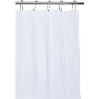 Artisan 34 Single Leaf Jacquard Cotton Shower Curtain