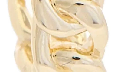 Juvell Curb Chain Hoop Earrings In Gold