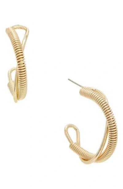 Juvell Twisted Hoop Earrings In Gold