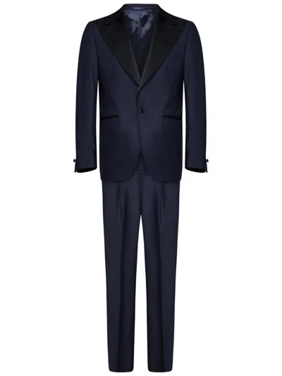 Franzese Collection Franzese Napoli Jannik Sinner Model Suit In Blue