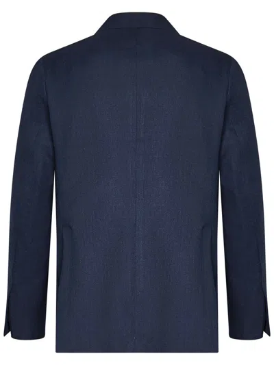 Franzese Collection Franzese Napoli Stefano De Martino Model Blazer In Blue