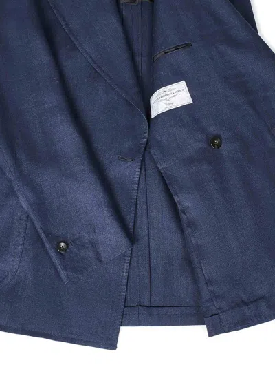 Franzese Collection Franzese Napoli Stefano De Martino Model Blazer In Blue