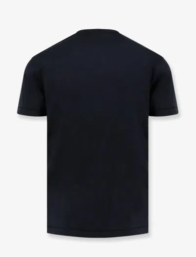 Stone Island Short-sleeved T-shirt With Compass Logo Patch