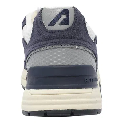 Autry Hyperway Lowsuebic Mesh Spblu Silv Sneakers In Blue