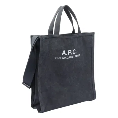Apc A.p.c. Men Recuperation Shopper Bag In Gray