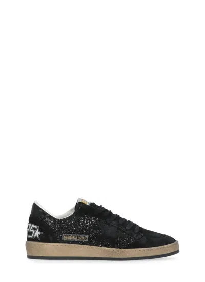 Golden Goose Deluxe Brand Women Ball Star Low-top Suede Sneakers With Used Effect In Multi