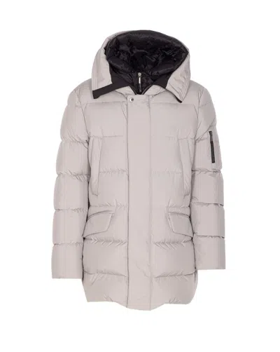Moorer Davide Heavy Jacket In Gray