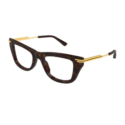 Bottega Veneta Bv1370o Linea Ribbon Eyeglasses In Black