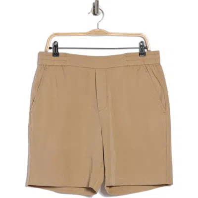 Elie Tahari Elastic Waist Shorts In Brown