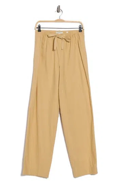 Vince Tie Front Pull-on Pants In Yellow