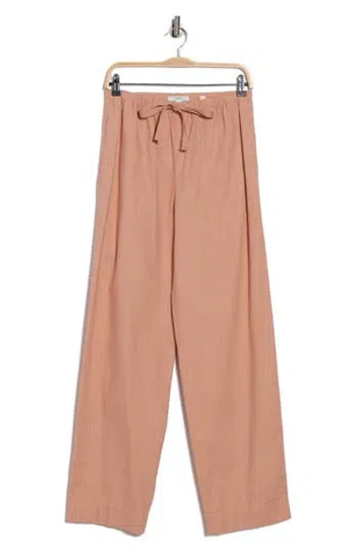 Vince Tie Front Pull-on Pants In Pink