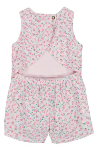 Juicy Couture Printed Romper In Pink