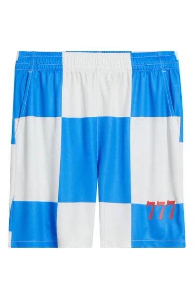 Santo Studio Newport Beach Club Checkerboard Mesh Soccer Shorts