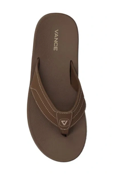 Vance Co. Vance Co Boyd Flip Flop Sandal In Brown