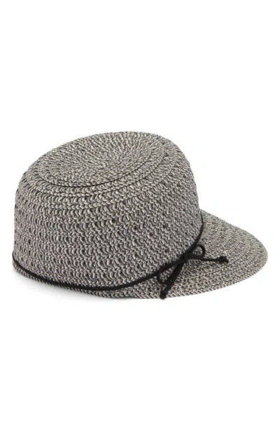 Nine West Zigzag Framer Hat In Gray