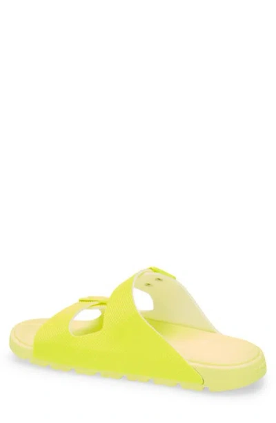 Hugo Boss Boss Surfley Slide Sandal In Yellow