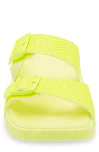 Hugo Boss Boss Surfley Slide Sandal In Yellow