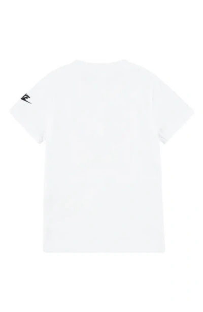 Nike Kids' Icon Logo Graphic T-shirt In White