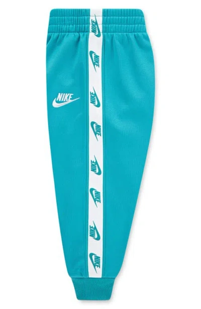 Nike Kids Logo Tape Tracksuit In Green
