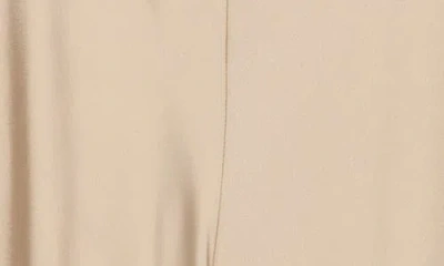 Renee C Satin Wide Leg Pants In Neutral