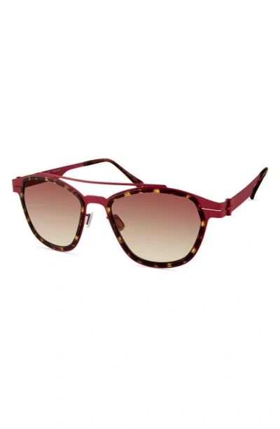 Modo Browline Sunglasses In Metallic