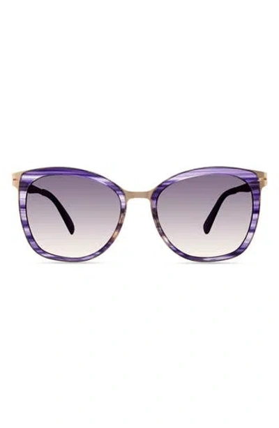 Modo Round Sunglasses In Purple