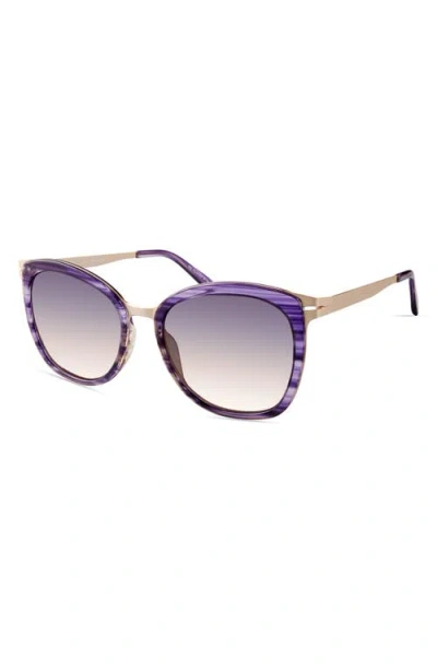 Modo Round Sunglasses In Purple
